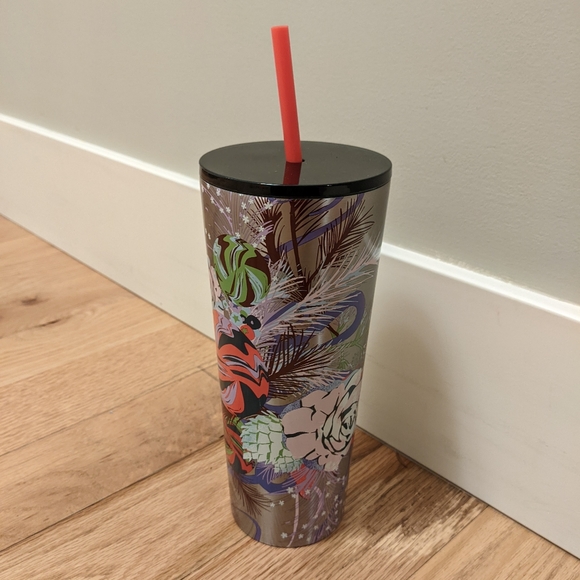 Starbucks Other - Starbucks winter floral tumbler